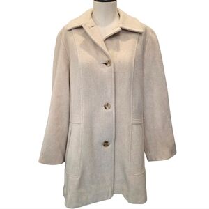 HERMAN KAY Classic Cream Pea Coat